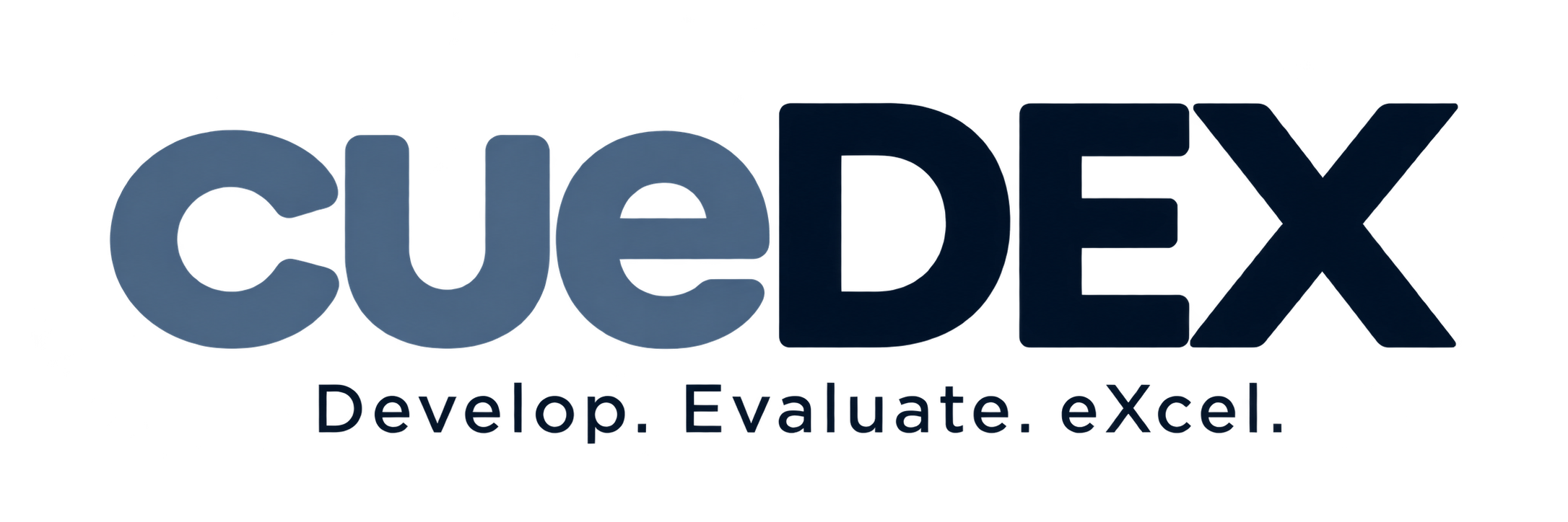 cueDEX — Develop. Evaluate. eXcel.